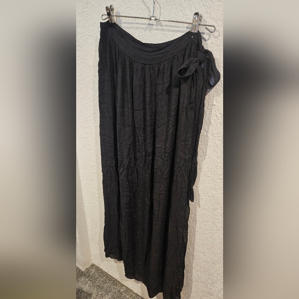 Swimsuit wrap cover-up Medium black - Picture 2 of 3